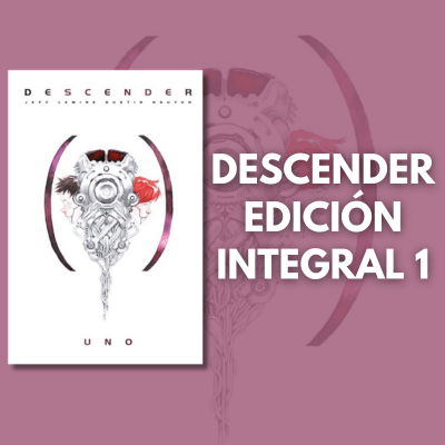 Imagen promocionando la nueva edici&oacute;n integral de Descender de Jeff Lemire